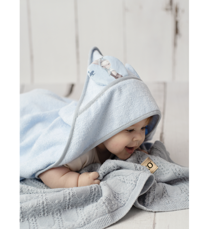 Bamboo bath cover Ballerina Mouse / Light Beige