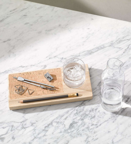 Desk Tray Organizer Carafe Set 28 cm