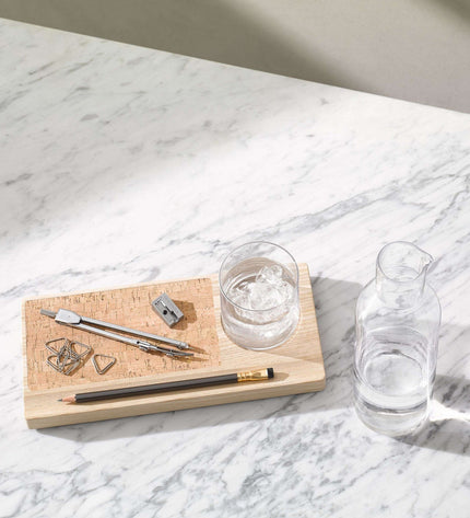 Desk Tray Organizer Carafe Set 28 cm
