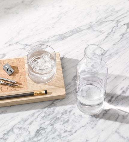 Desk Tray Organizer Carafe Set 28 cm