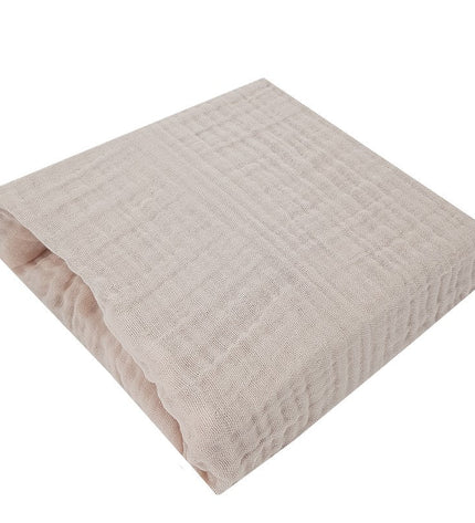 Muslin fitted sheet with elastic band 140 x 70 cm Honey