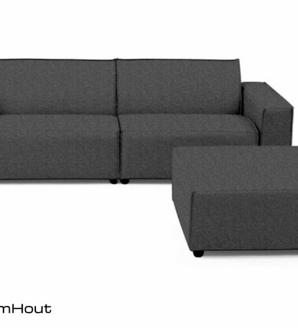 Icon loungeset 3-zits bank plus hocker Bubalou