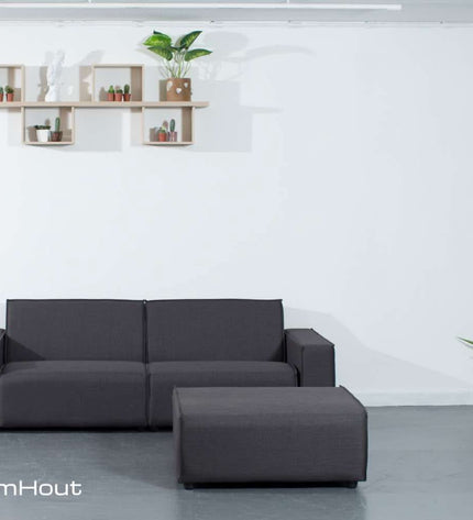 Icon loungeset 3-zits bank plus hocker Bubalou