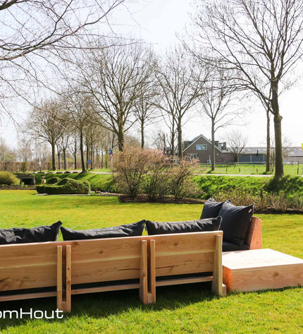 Loungeset Montecastelli - 5-zits hoekbank + hocker voordeelset
