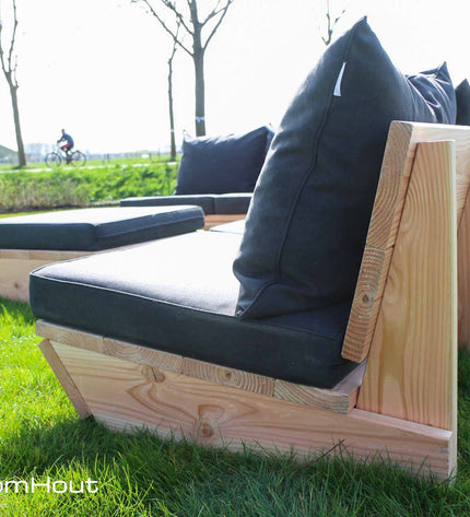 Loungeset Montecastelli - 5-zits hoekbank + hocker voordeelset