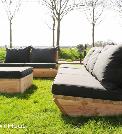 Loungeset Montecastelli - 5-zits hoekbank + hocker voordeelset