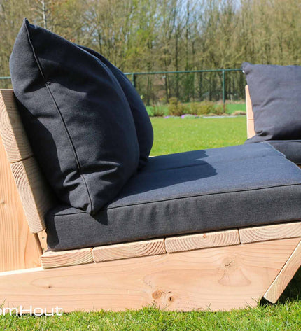 Loungeset Montecastelli - 5-zits hoekbank + hocker voordeelset