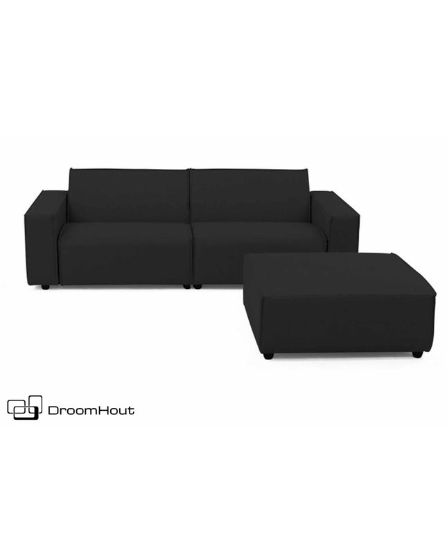 Icon loungeset 3-zits bank plus hocker Bubalou