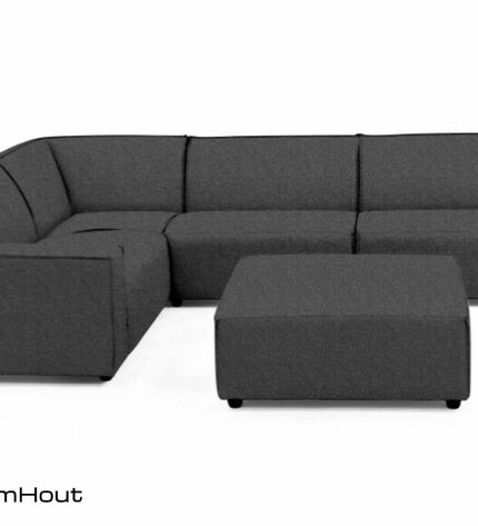 Icon loungeset Bubalou 6-zits hoek + hocker