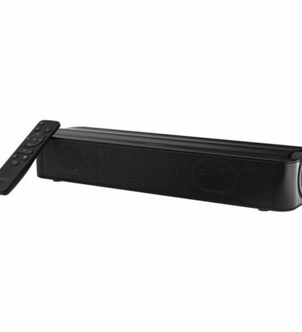 Creative Technology wireless soundbar in black, 48W, compact design for enhancing audio and home entertainment systems.