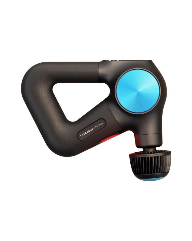 Therabody PRO PLUS massager replacement brush for health and wellness, with a close-up view of the brush head.