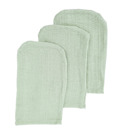Muslin Bath Wash Mix, 3 pcs, Mint