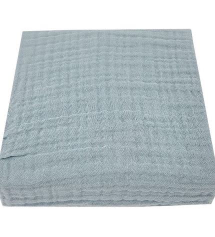 Muslin sheet with elastic band 120 x 60 cm beige
