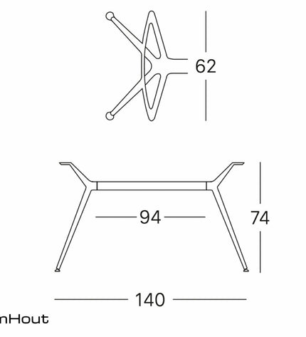 Eettafel DroomHout Bellissima