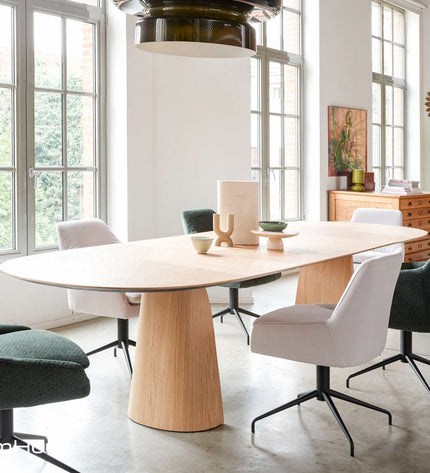 Eettafel Mobitec Blossom uitschuifbaar