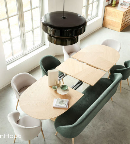 Eettafel Mobitec Blossom uitschuifbaar