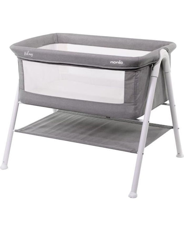 NANIA HILLARY babywieg - vanaf de geboorte - maximaal 9 kg - 3 cm dik matras inbegrepen - opbergruimte onder de wieg