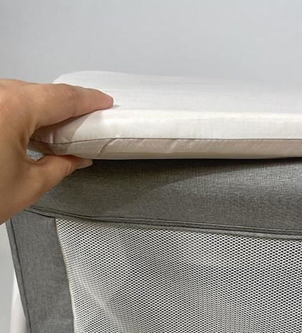 NANIA HILLARY babywieg - vanaf de geboorte - maximaal 9 kg - 3 cm dik matras inbegrepen - opbergruimte onder de wieg