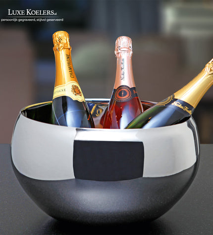 NIZZA champagnekoeler met gravure – Philippi