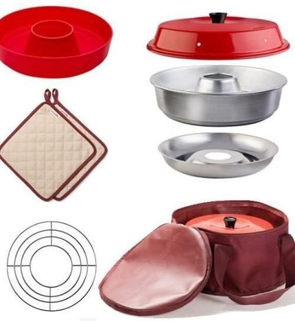 Omnia Pack 1: Oven + Bag + 2 Pot Holders + Grill + Silicone Mold