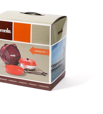 Omnia Pack 1: Oven + Bag + 2 Pot Holders + Grill + Silicone Mold