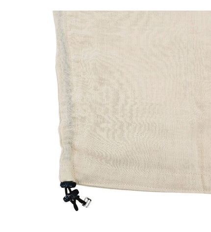 Muslin sun visor, latte