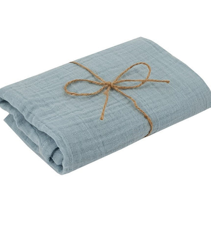 Muslin swaddle & nappy 80 x 80 cm, 1 pc, blue