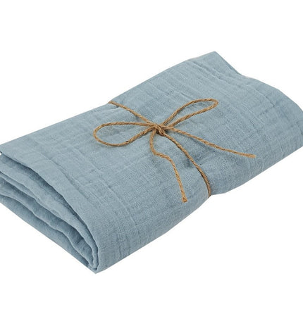 Muslin swaddle & nappy 80 x 80 cm, 1 pc, blue