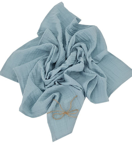 Muslin swaddle & nappy 80 x 80 cm, 1 pc, blue
