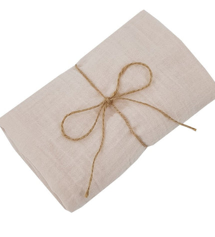 Muslin swaddle & diaper 80 x 80 cm, 2 pcs, beige