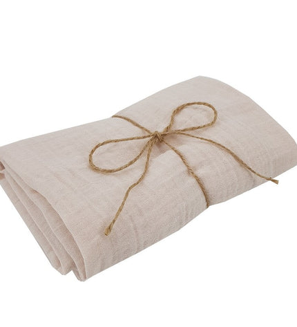 Muslin swaddle & diaper 80 x 80 cm, 2 pcs, beige