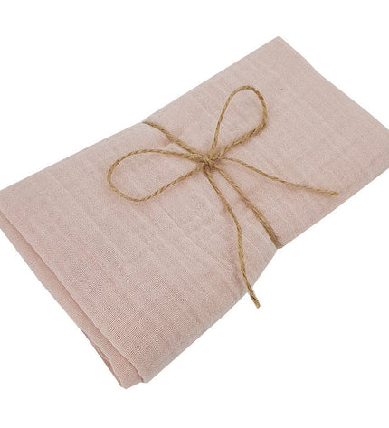 Muslin swaddle and nappy, 80 x 80 cm, 2 pcs, rose pink