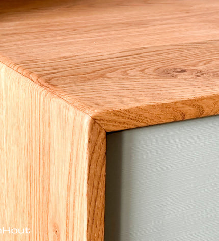 TV-meubel hout DroomHout Besta 180 cm