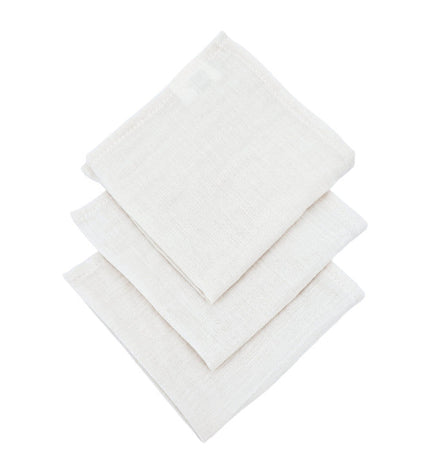Muslin nappies 30 x 30 cm, 3 pcs, beige
