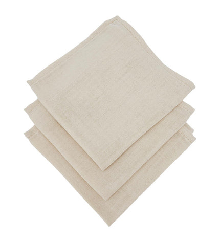 Muslin Nappies 30 x 30 cm, 3 pcs, Latte