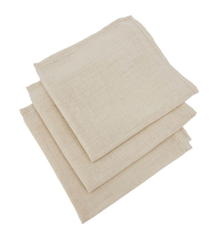 Muslin Nappies 30 x 30 cm, 3 pcs, Latte