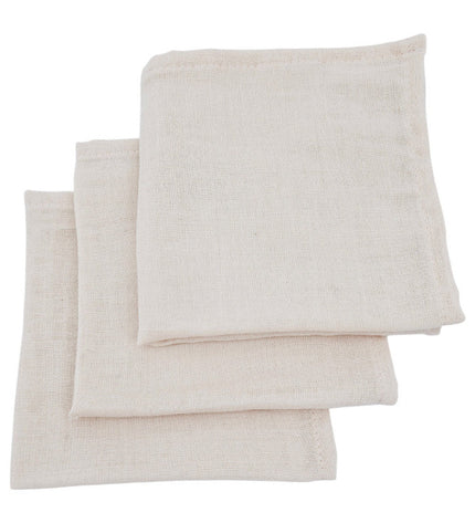 Muslin Nappies 30x30cm 3pcs. ROSE PINK