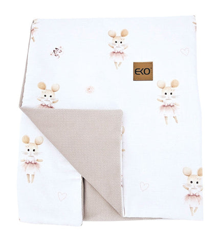 Educational blanket mat with lining — Velvet Ballerina Mouse