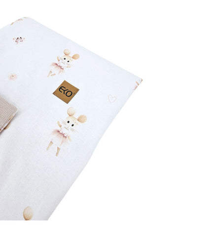 Educational blanket mat with lining — Velvet Ballerina Mouse