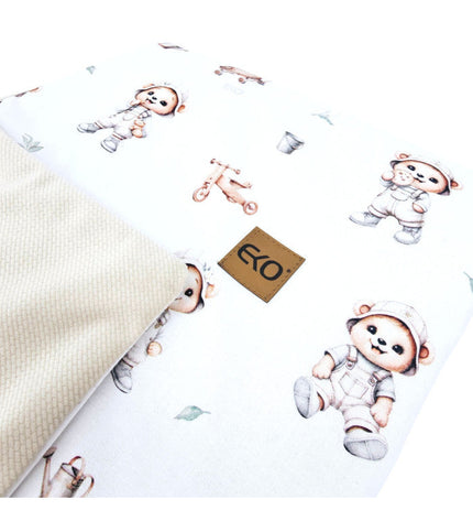 Educational play mat with lining Velvet Gardener Bear