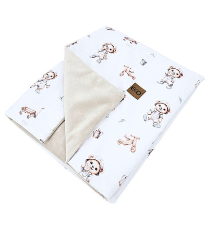 Educational play mat with lining Velvet Gardener Bear