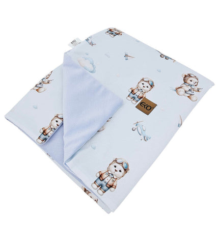 Educational play mat with velvet lining — Pilot Bear