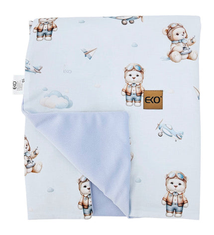 Educational play mat with velvet lining — Pilot Bear