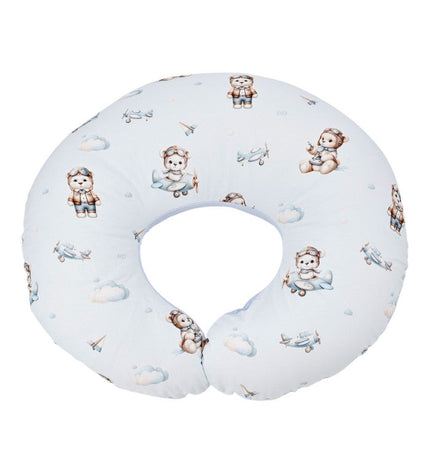 Velvet nursing pillow PILOT BEAR