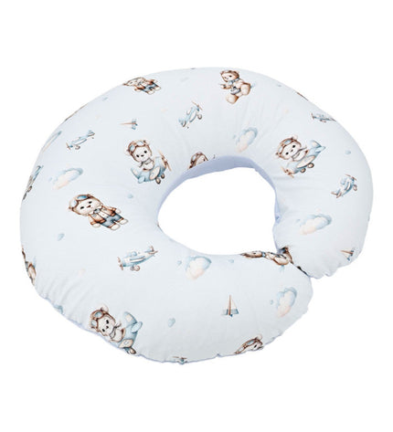 Velvet nursing pillow PILOT BEAR