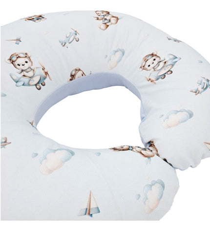 Velvet nursing pillow PILOT BEAR