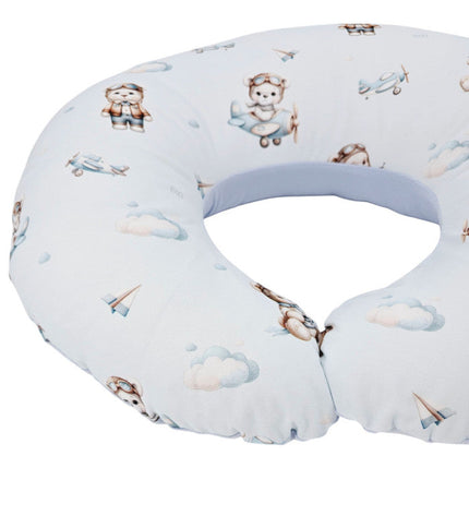 Velvet nursing pillow PILOT BEAR
