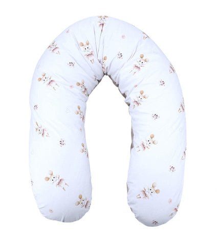 Velvet Nursing Pillow Ballerina Mouse