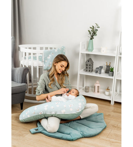 Velvet pillow for mother and puppies