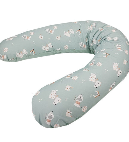 Velvet pillow for mother and puppies